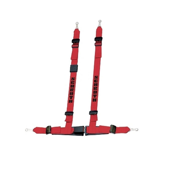 SCHROTH 13542E Seat Belt Rallye Cross 4-point 50 mm (2“) Right, Asm, ECE, Red Photo-0