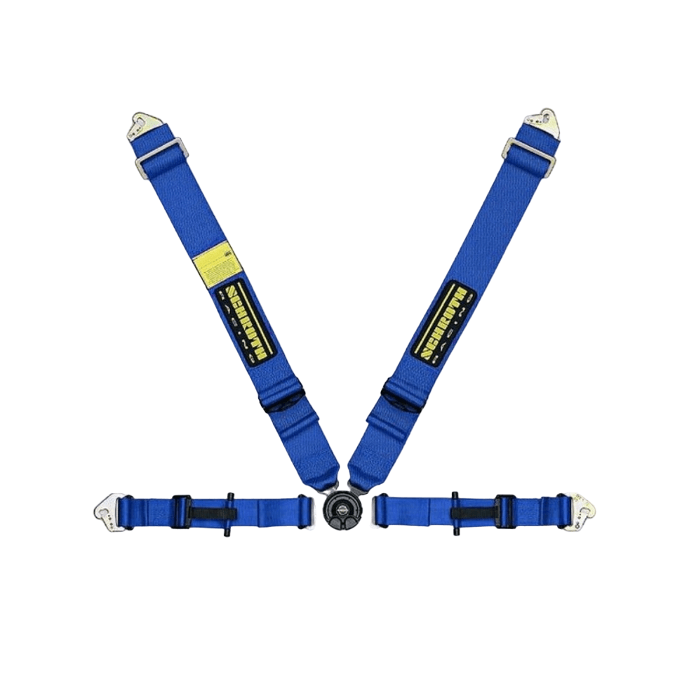 SCHROTH 25101 Seat Belt Profi 2 4-point Right (Asm With Flexible) Blue Photo-0