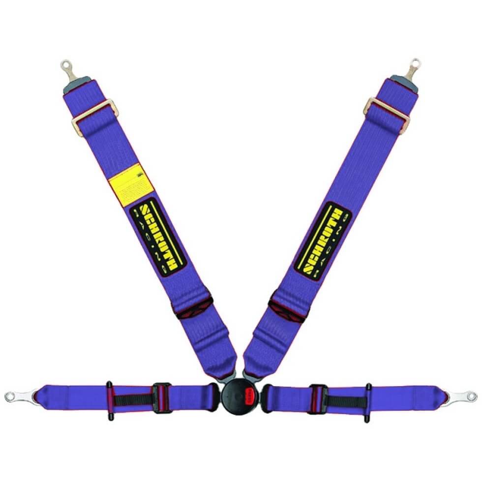 SCHROTH 20170 Seat Belt Profi 2-FE 4-point Left, Asm, ECE, Blue Photo-0
