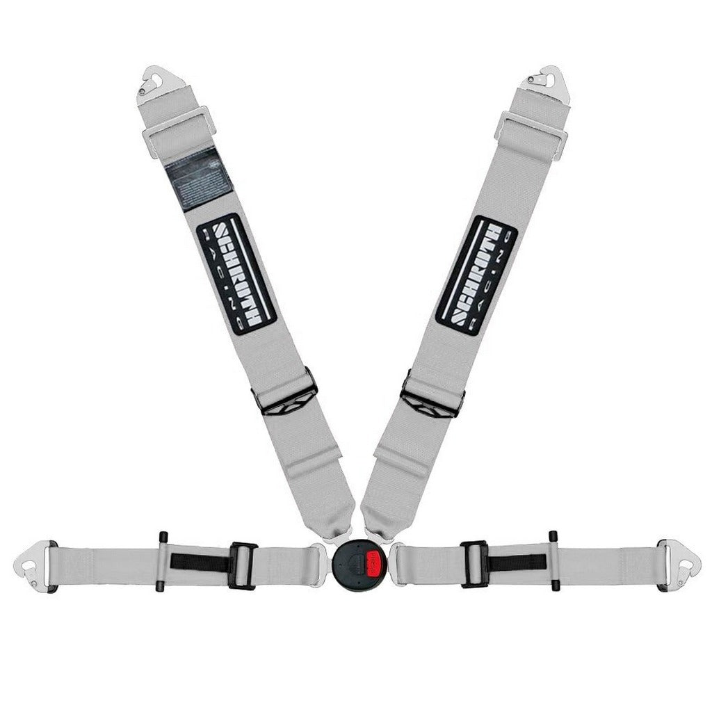 SCHROTH 20971 Racing Harness Profi 2-FE ASM Pull Down 4-Point Left, Silver Photo-0