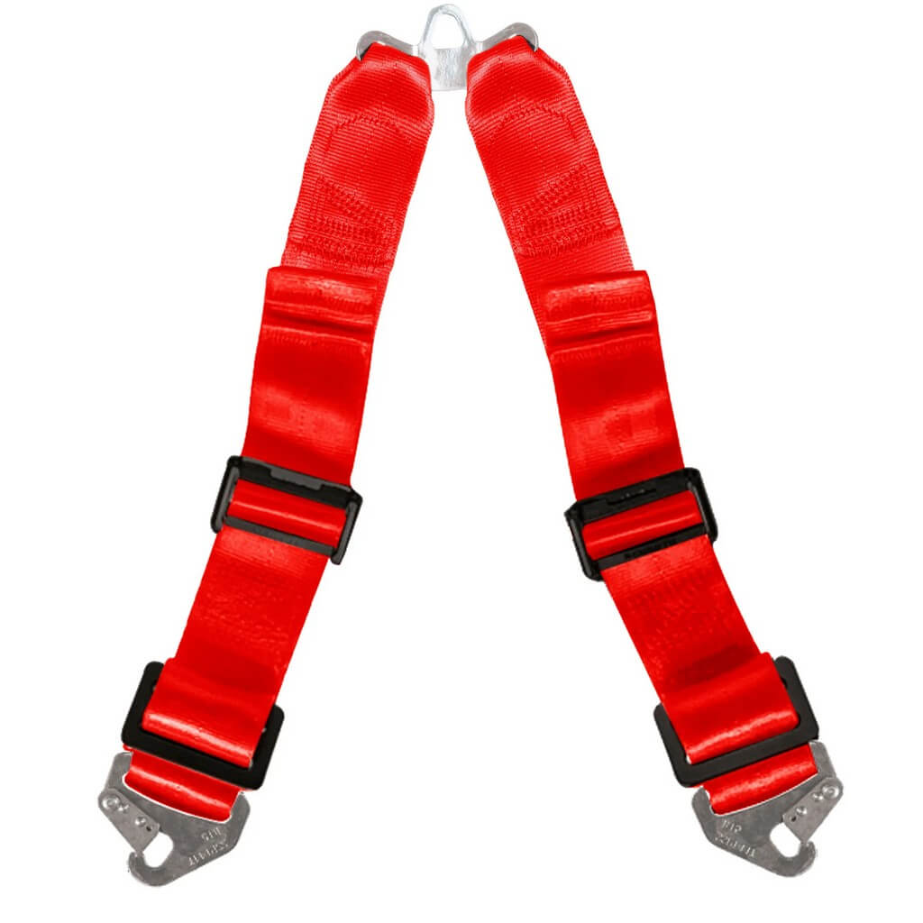SCHROTH 49214 T-Bar Crutch Strap Anti-sub Strap 2, Red Photo-0