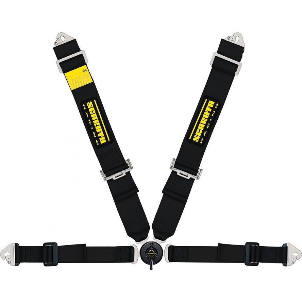 SCHROTH 91131-0 Racing Harness Clubman 2 ASM 4-Point 50mm Left, Black Photo-0