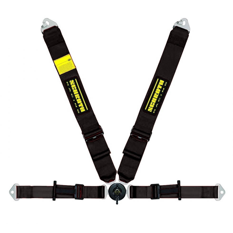 SCHROTH 91187-0 Seat Belt Westfield 2 4-point Right, ASM, Black Photo-0