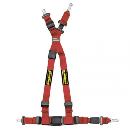 SCHROTH 93081-2 Seat Belt Strap Quickfit Asm With SCHROTH Logo Right Red for VW Photo-0