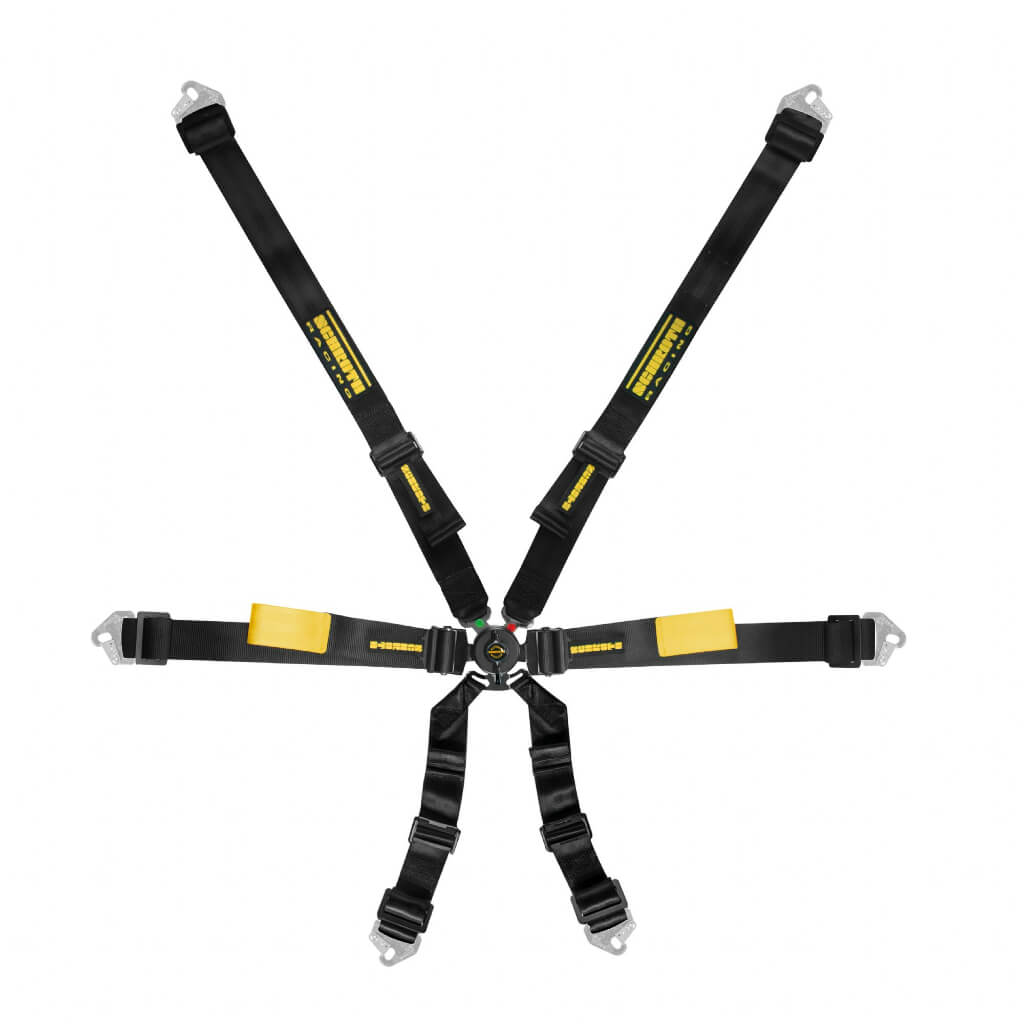 SCHROTH 94510A-0 Racing Harness Enduro 2x2 6-Point, Black for BMW M2 (G87) / M3 (F80 / G80) / M4 (F82 / G82) Photo-0