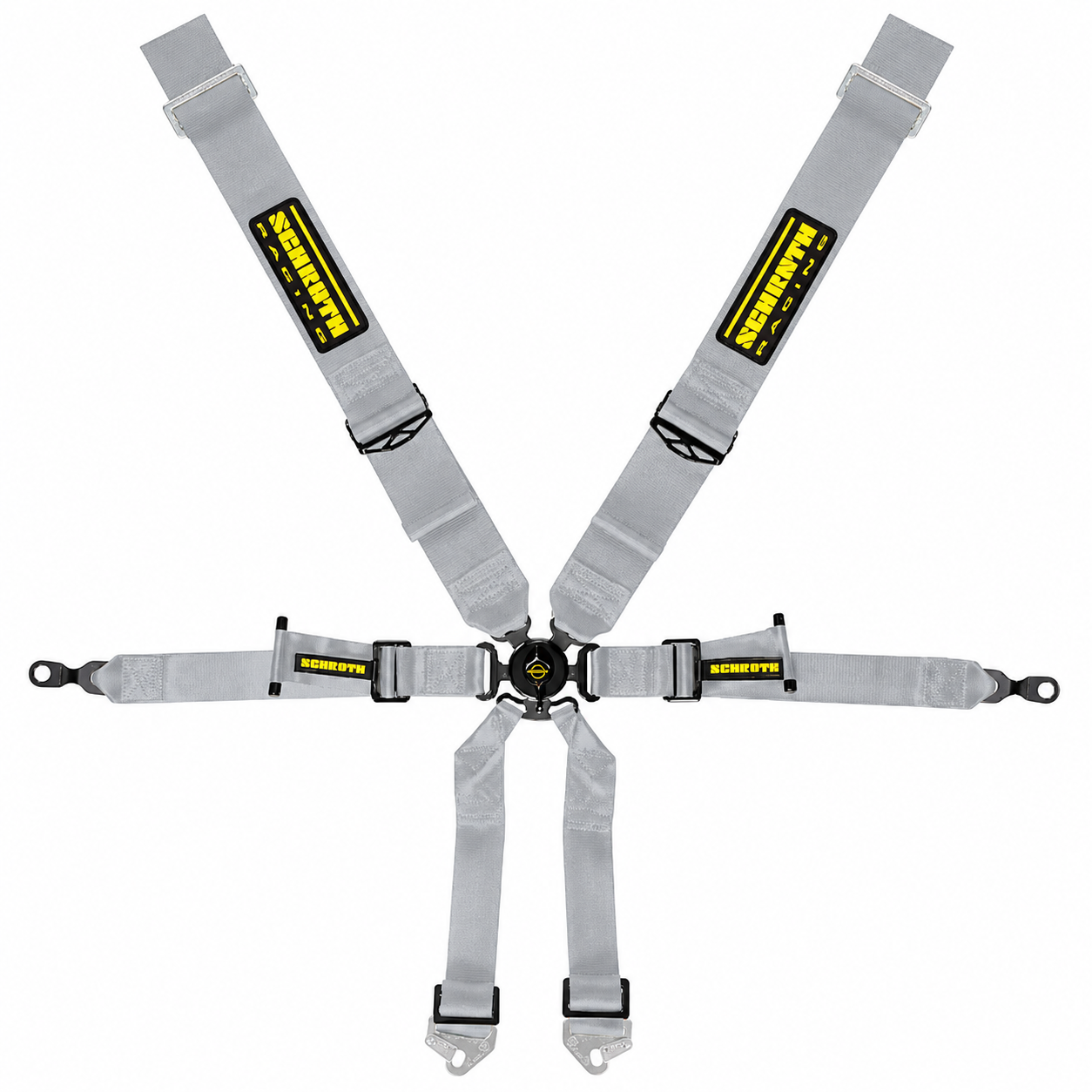 SCHROTH 94690-9 Racing Harness Profi 3x2 6-Point, Silver for PORSCHE 911 (996 / 997) Photo-0