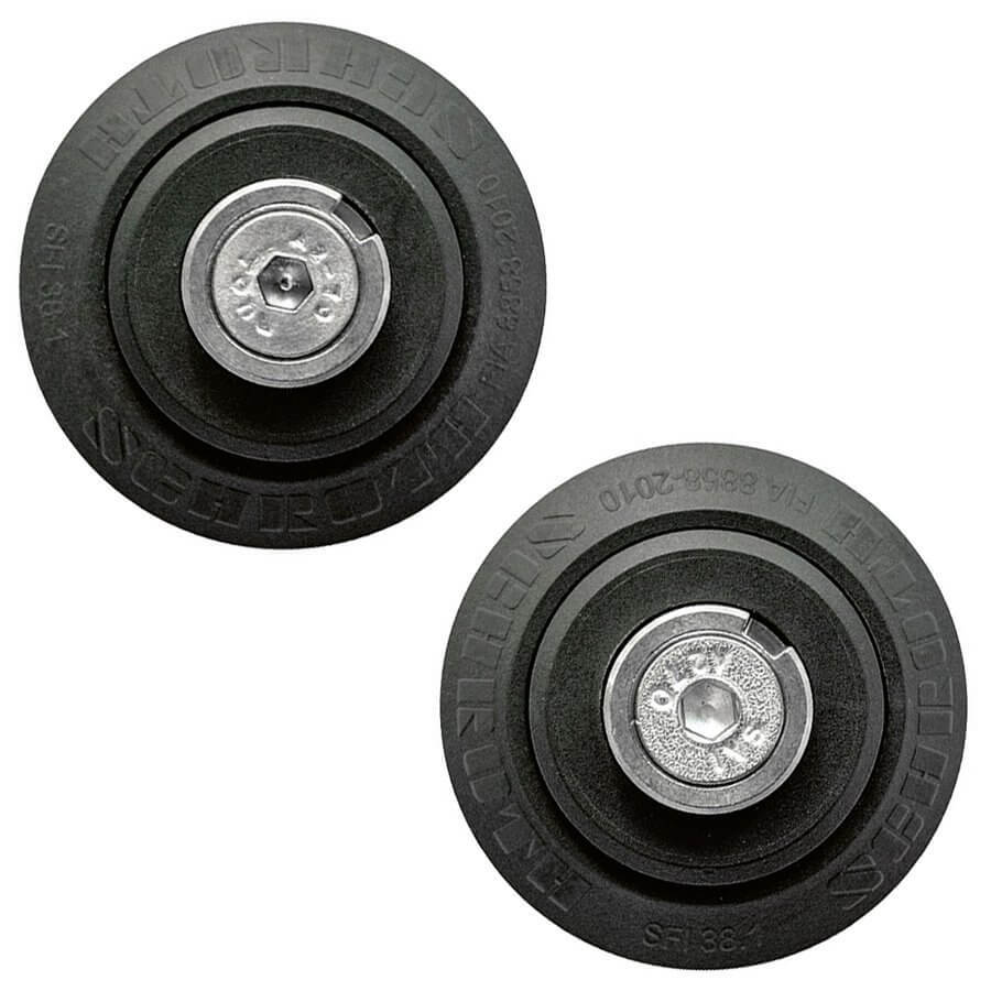 SCHROTH BK 00058-0 SHR Twist Anchor Clips FIA 8858-2010 Black Photo-0