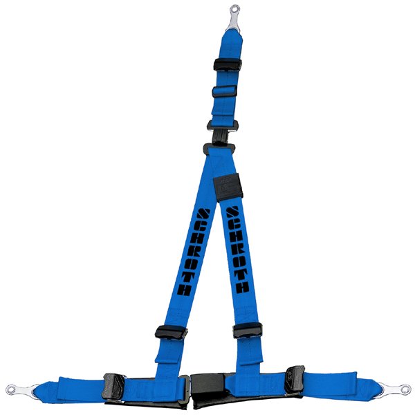 SCHROTH 10511E Seat Belt Rallye 3 3-point 50 mm (2“) Right, Asm, ECE, Blue Photo-0