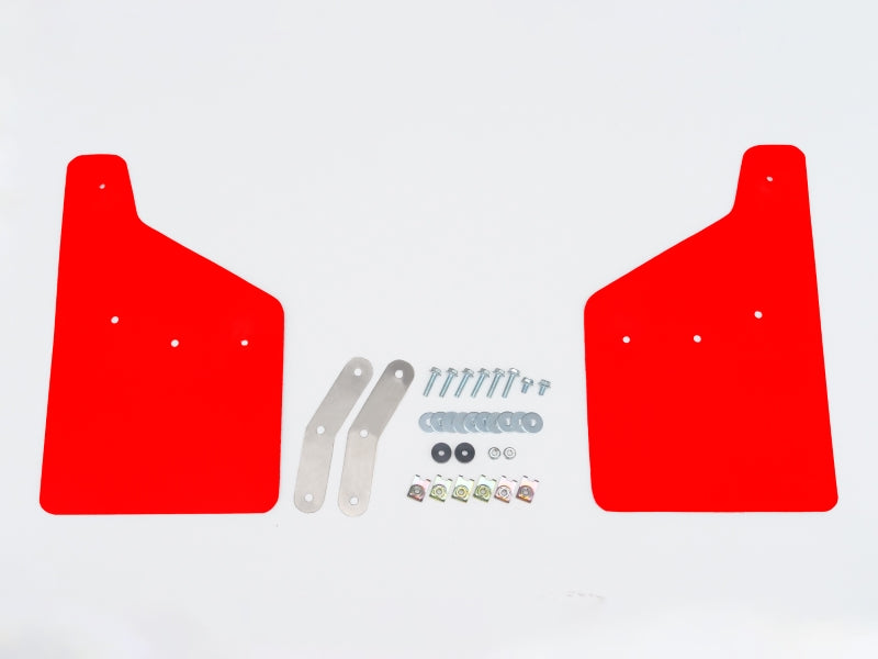 CUSCO 6A8 851 FR Mud Flaps Front (red) for SUBARU Forester (SK5) 2020- Photo-0