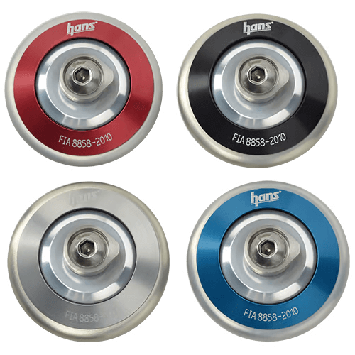 Simpson AK 1131.12R HANS post collar anchor Pro for SAH Helmet Red Photo-0