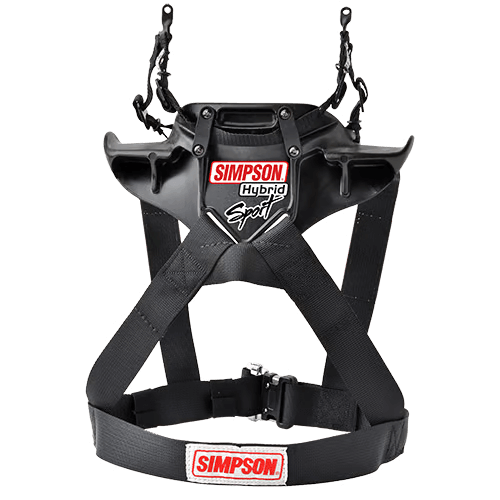 Simpson HS.LRG.11.PA.FIA Neck Restraint Hybrid Sport LARGE Adjustable sliding tether Post anchor compatible Photo-1