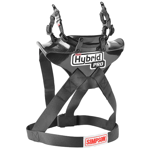 Simpson HYPL.MED.11.PA.FIA Neck Restraint Hybrid ProLite MEDIUM Adjustable sliding tether Post anchor compatible Photo-0