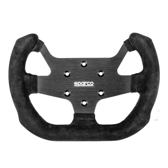 SPARCO 015P271SSN F-10A Steering wheel, suede, diameter 270mm, grip 35 mm, black, flat Photo-0