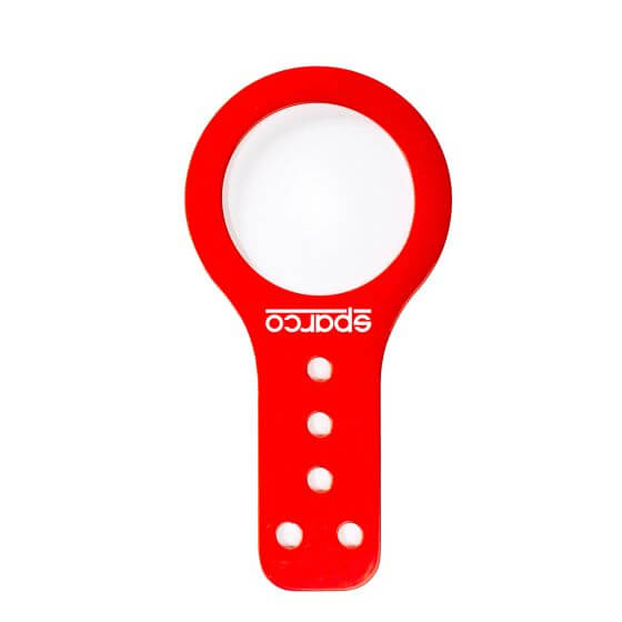 SPARCO 01627RS80 Steel Towbar, eye 80 mm, FIA annex J 253, red Photo-0