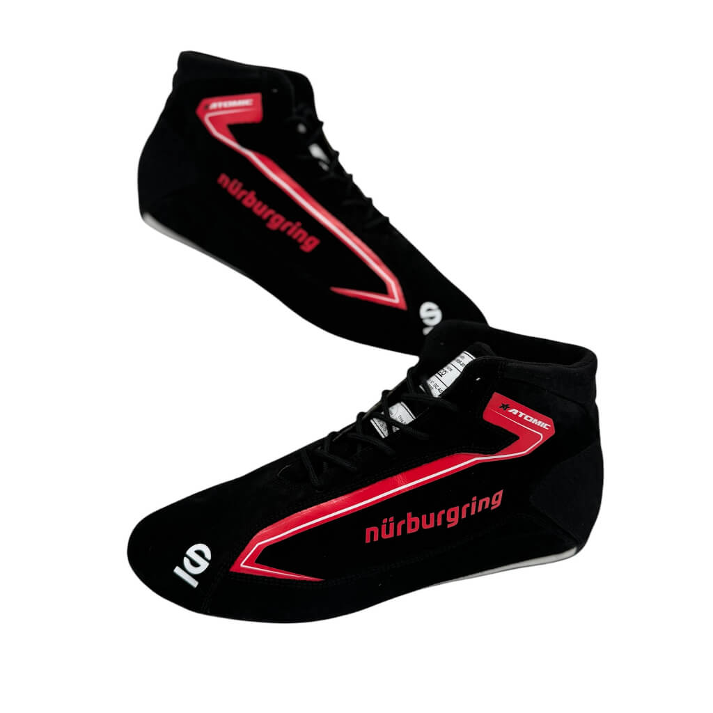 SPARCO 001295SP_25NBR43 Shoes Slalom+ Nurburgring Edition, Black / Red, Size 43 Photo-0