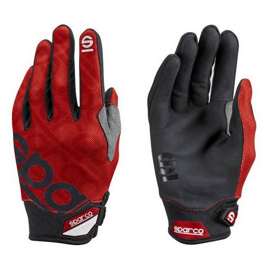 SPARCO 002093RS1S Mechanics Gloves Meca-3, Red, Size S Photo-0