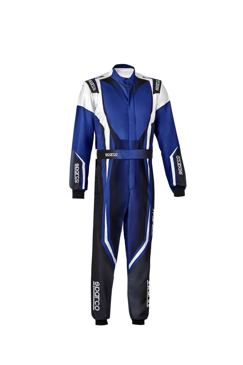 SPARCO 00231058EBNR Karting suit PRIME K 8877-2022 black/blue 58 Photo-0