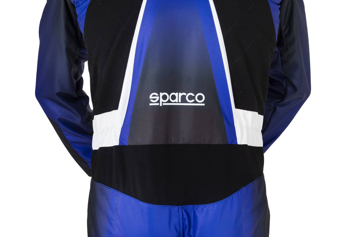 SPARCO 00231044EBNR Karting suit PRIME K 8877-2022 black/blue 44 Photo-2