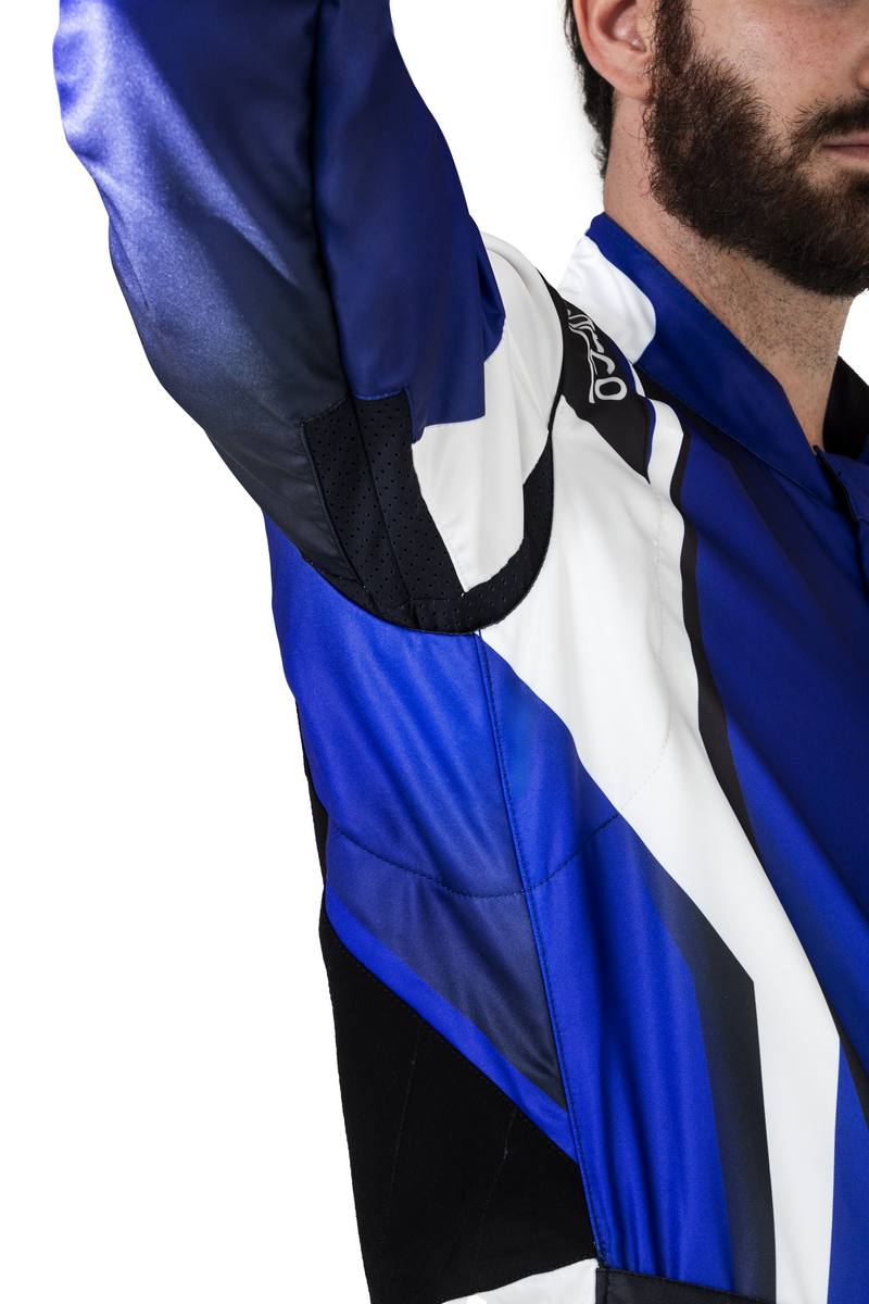 SPARCO 00231048EBNR Karting suit PRIME K 8877-2022 black/blue 48 Photo-4