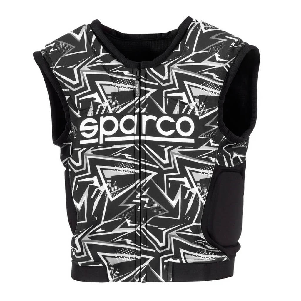 SPARCO 002402KNRBI5XXL Rib Protector SJ Pro K-3, Black/White, Size 2XL Photo-0