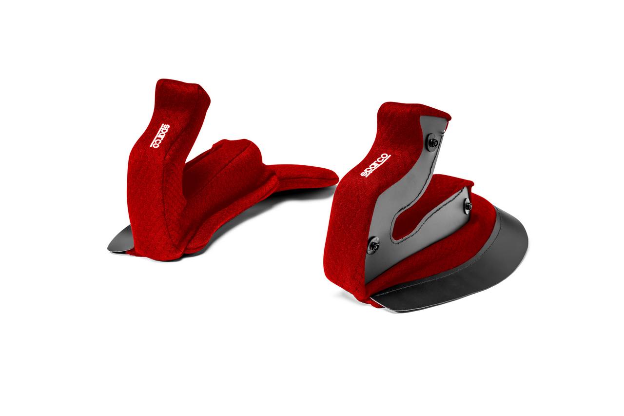 SPARCO 0032RF03RS25 Cheek padding prime full face 8860 red 25mm Photo-0