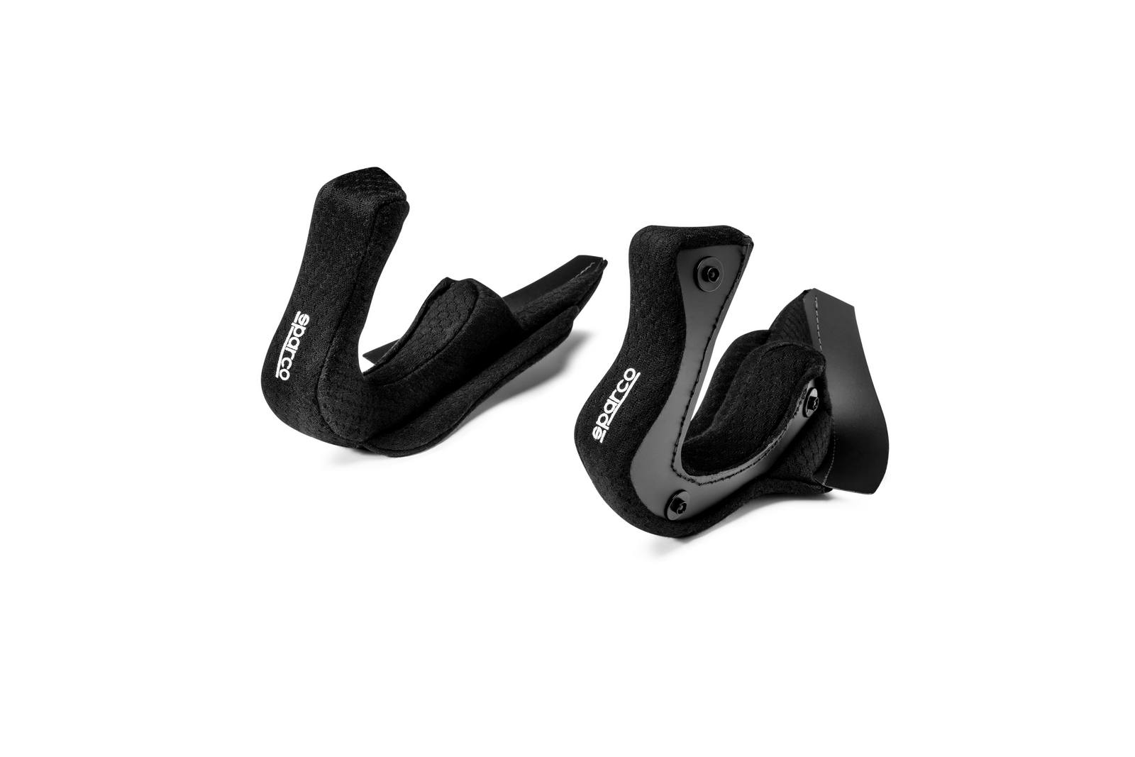 SPARCO 0032RJ03NR30 Cheek padding PRIME open face 8860 black 30mm Photo-0