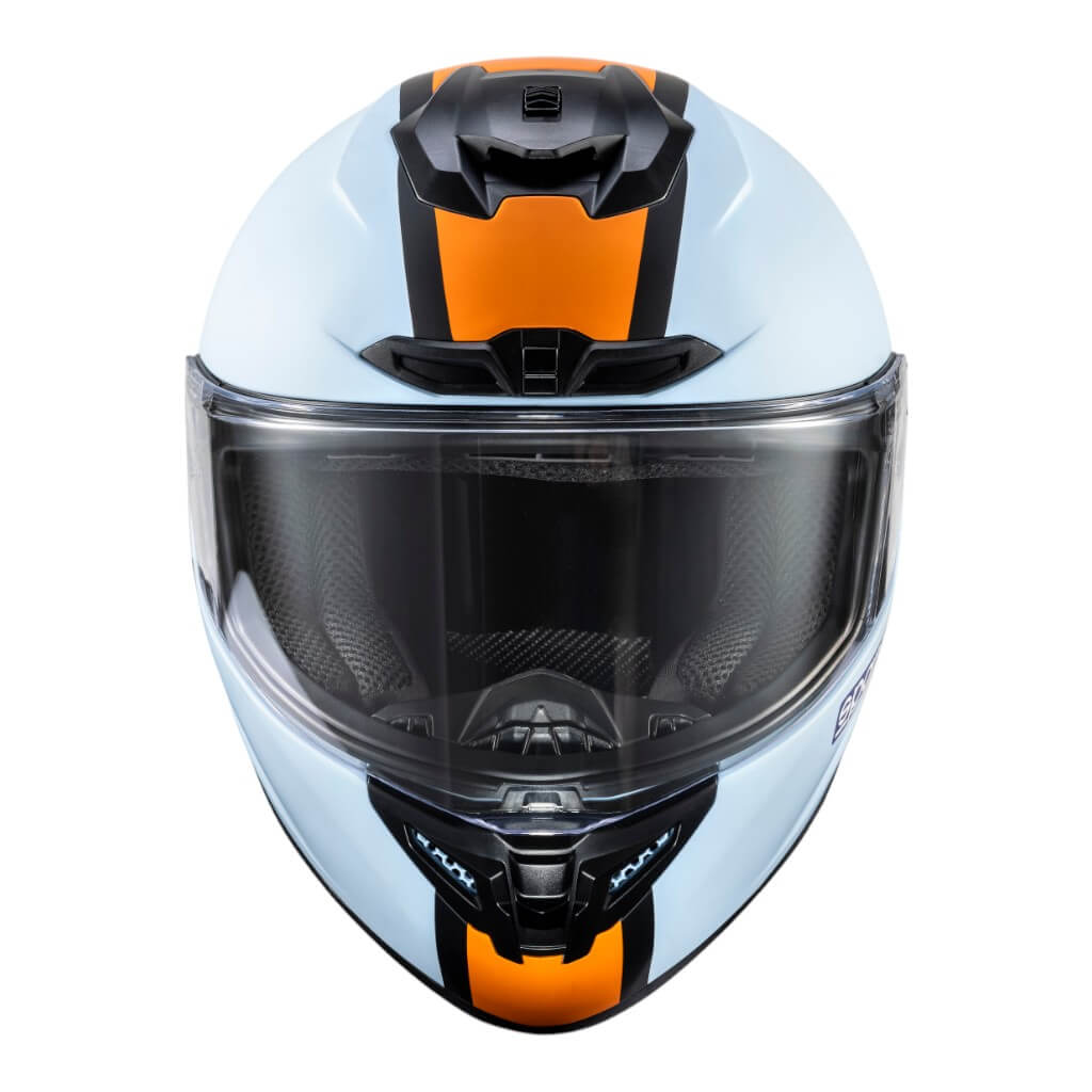 SPARCO 003378GUCE5XXL Full-Face Racing Helmet X-Pro ECE06 Gulf, Heavenly, Size 2XL Photo-1