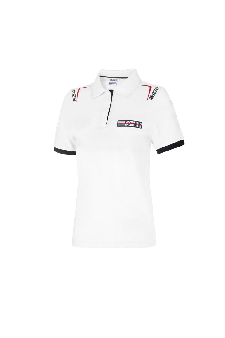 SPARCO 013034MRBI1S Polo replica MARTINI RACING lady white S Photo-0