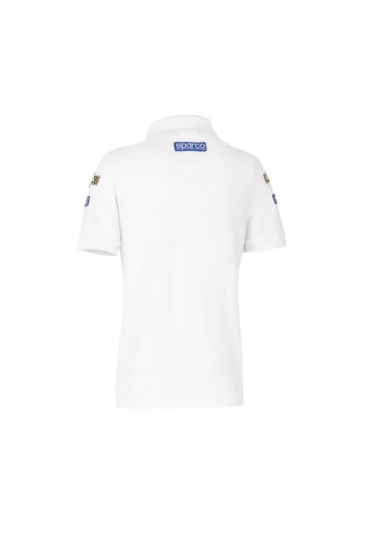 SPARCO 013035MRBI2M Polo embroideries MARTINI RACING LADY white M Photo-1
