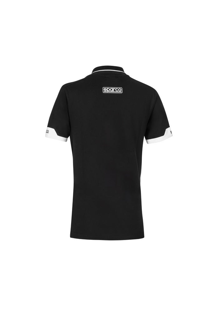 SPARCO 013036LNR0XS Polo zip lady black XS Photo-1