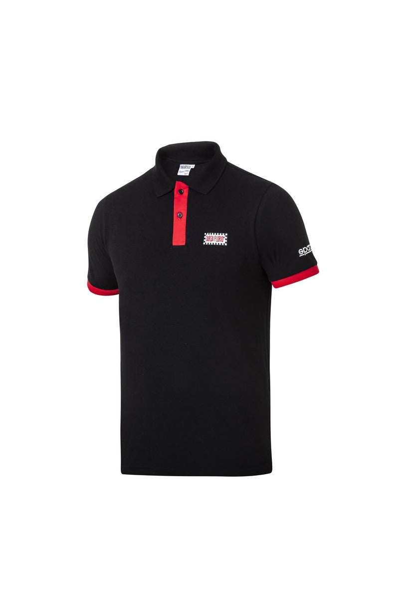 SPARCO 013040TFNRRS2M Polo TARGA FLORIO #P1 black/red M Photo-0