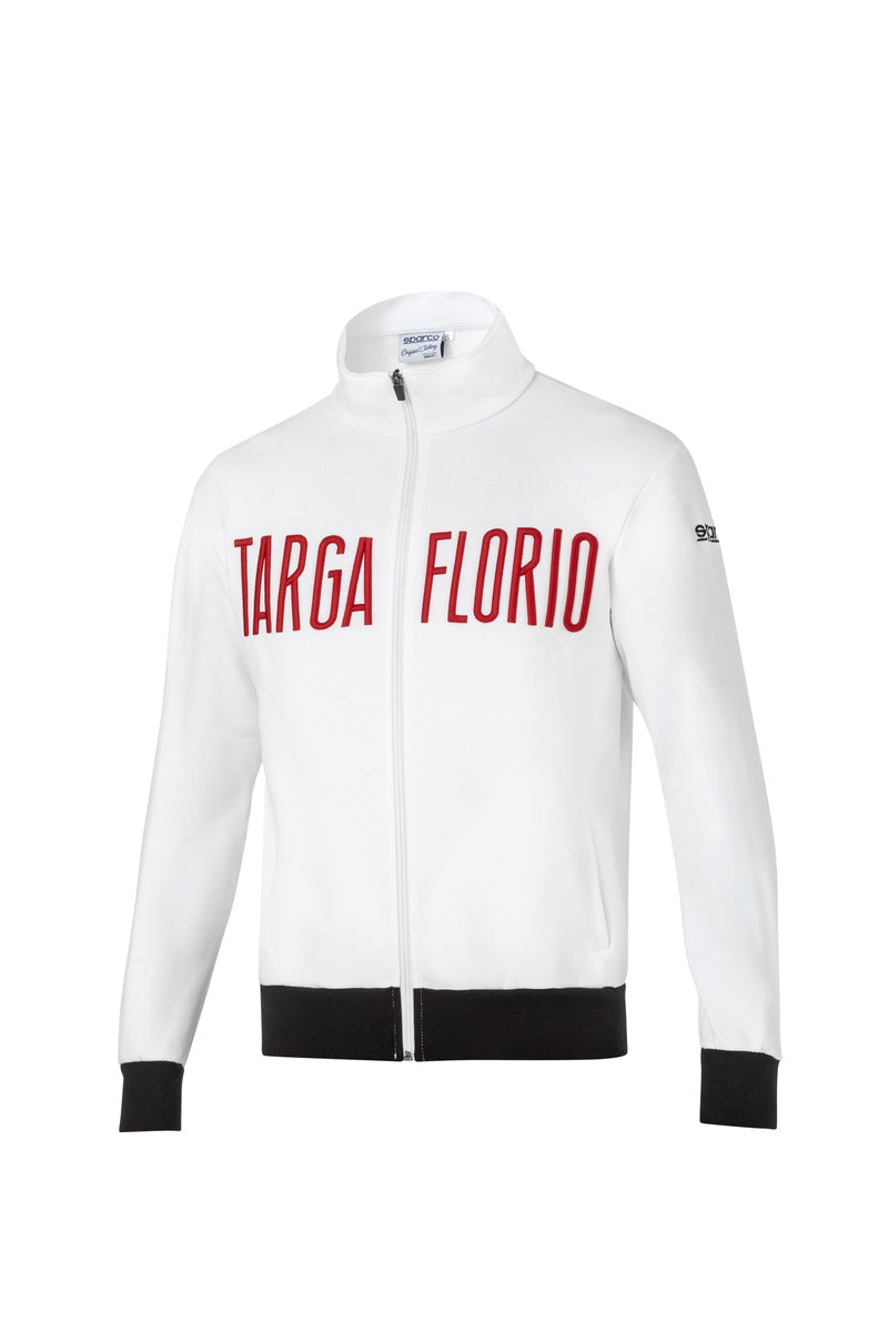 SPARCO 013042TFBI5XXL Full zip sweatshirt TARGA FLORIO #F2 white 2XL Photo-0
