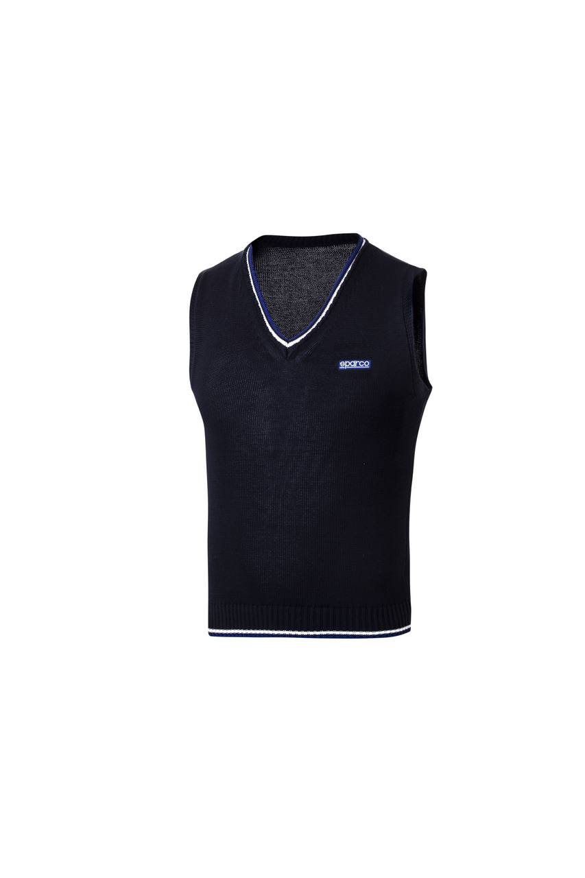 SPARCO 013052BM1S Knitted cotton vest navy blue S Photo-0