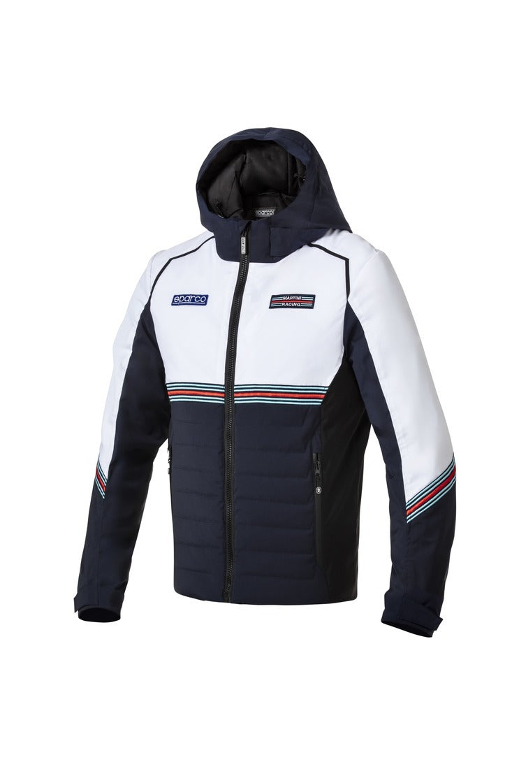 SPARCO 01361MRBMBI3L Teamwear winter jacket MARTINI RACING navy blue/white L Photo-0