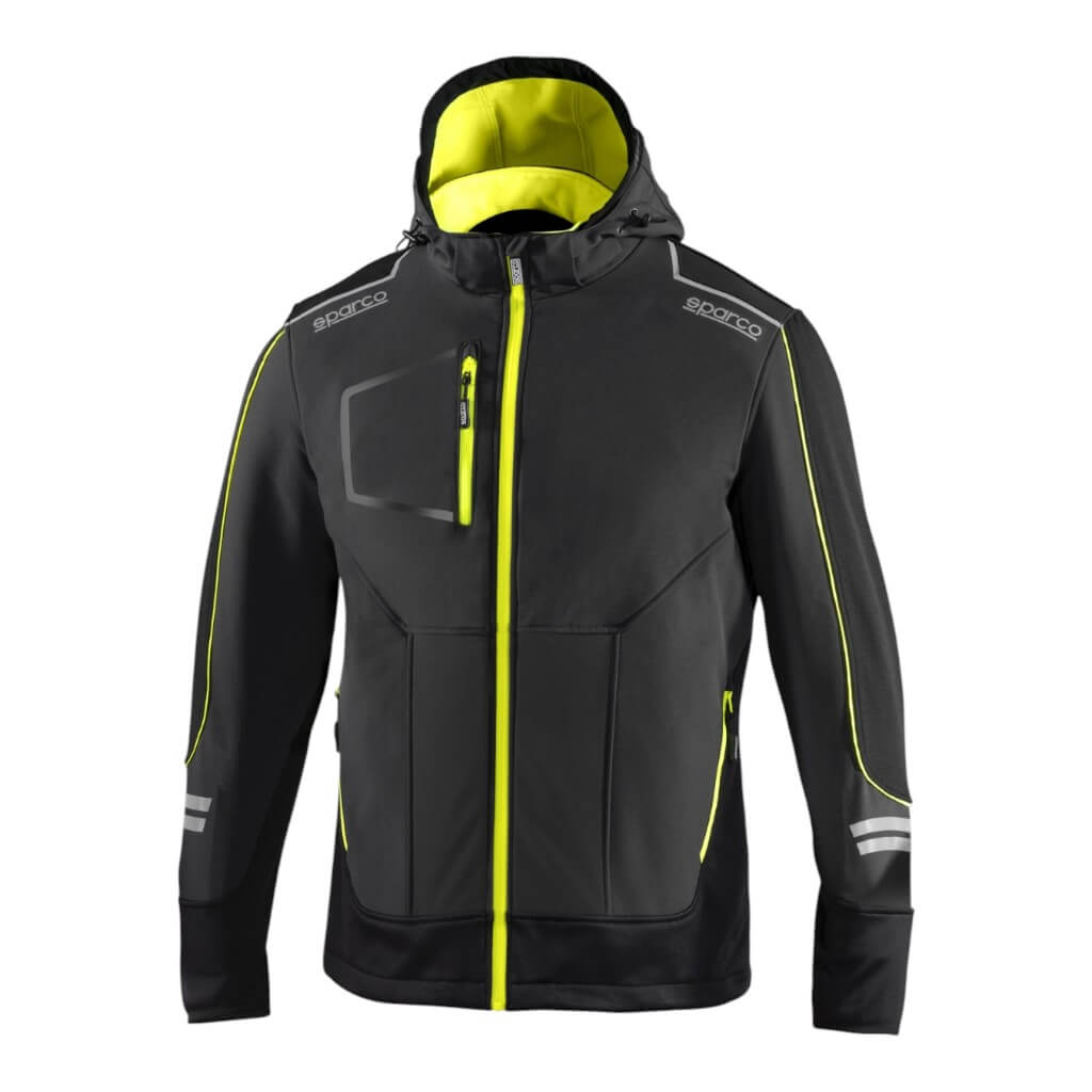 SPARCO 02412GSGF7XXX Soft-Shell Tech York, Grey/Yellow, Size 4XL Photo-0