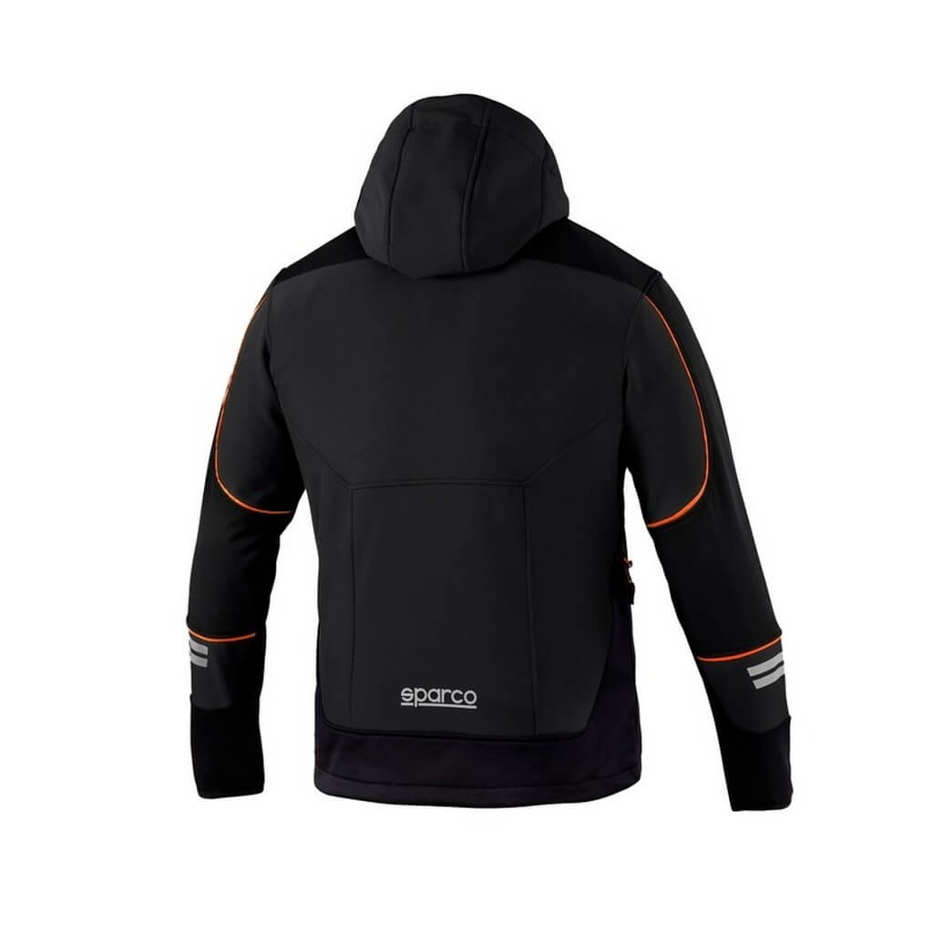 SPARCO 02412NRAF7XXX Soft-Shell Tech York, Grey/Fluo Orange, Size 4XL Photo-1