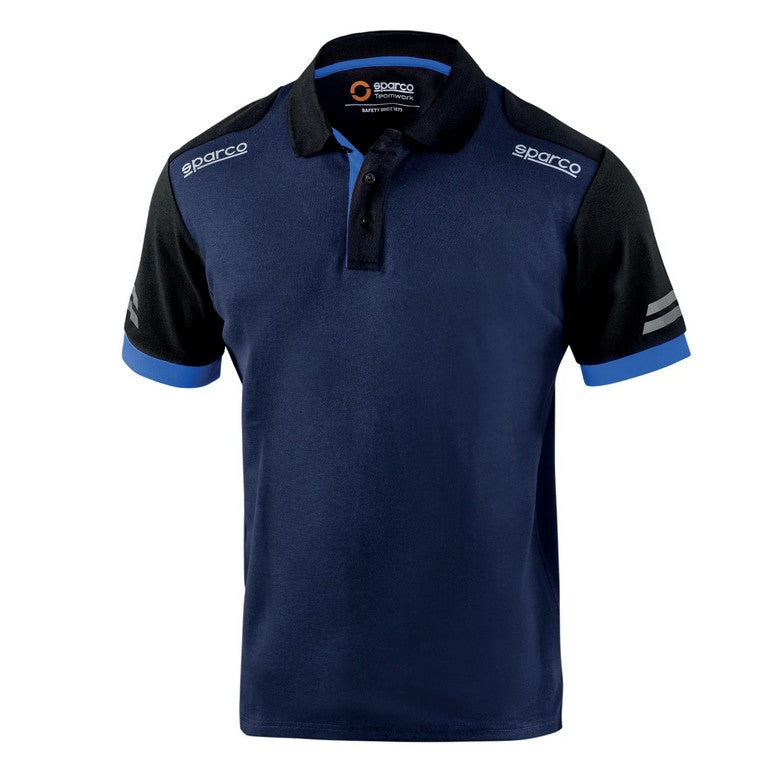 SPARCO 02415BMAZ0XS Polo Tech Toledo blue marine/light blue XS Photo-0