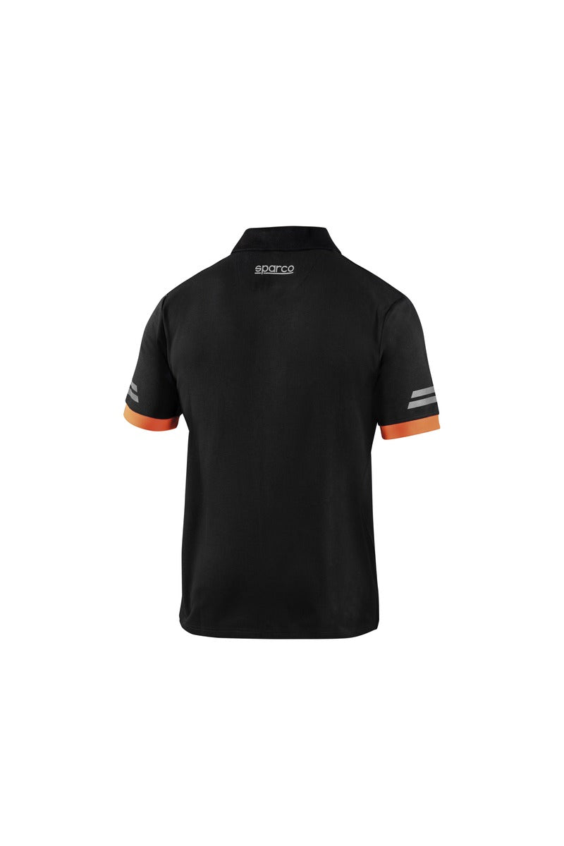 SPARCO 02415NRAF0XS Mechanic's tech Polo TW black/orange XS Photo-1