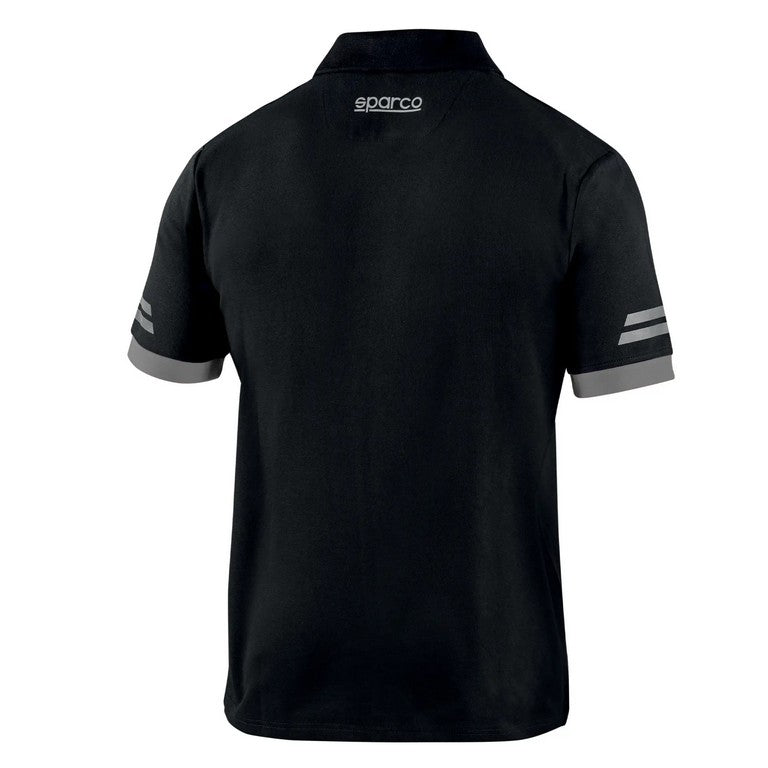 SPARCO 02415NRGS0XS Polo Tech Toledo Black/Dark Gray XS Photo-1