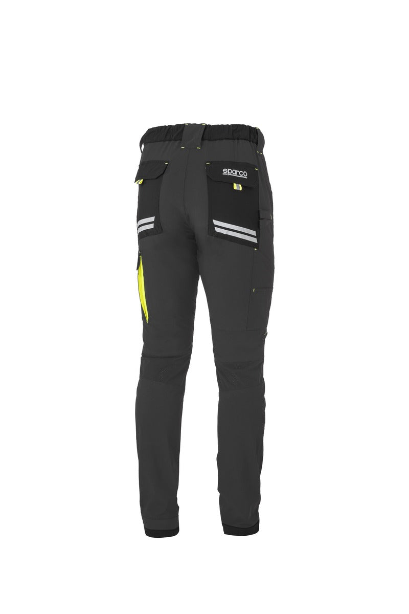 SPARCO 02425GSGF0XS Mechanic's tech light trousers TW grey/yellow XS Photo-1