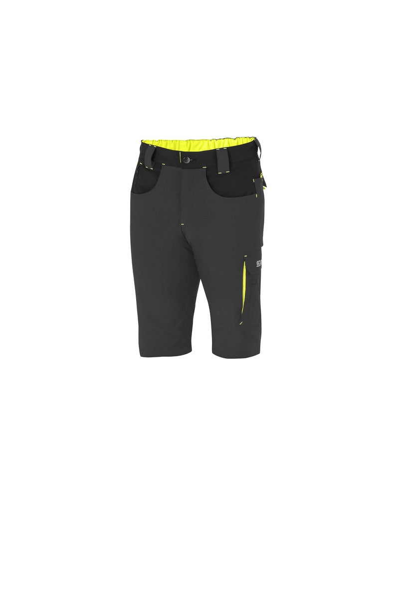 SPARCO 02428GSGF0XS Mechanic's tech light shorts TW grey/yellow XS Photo-0