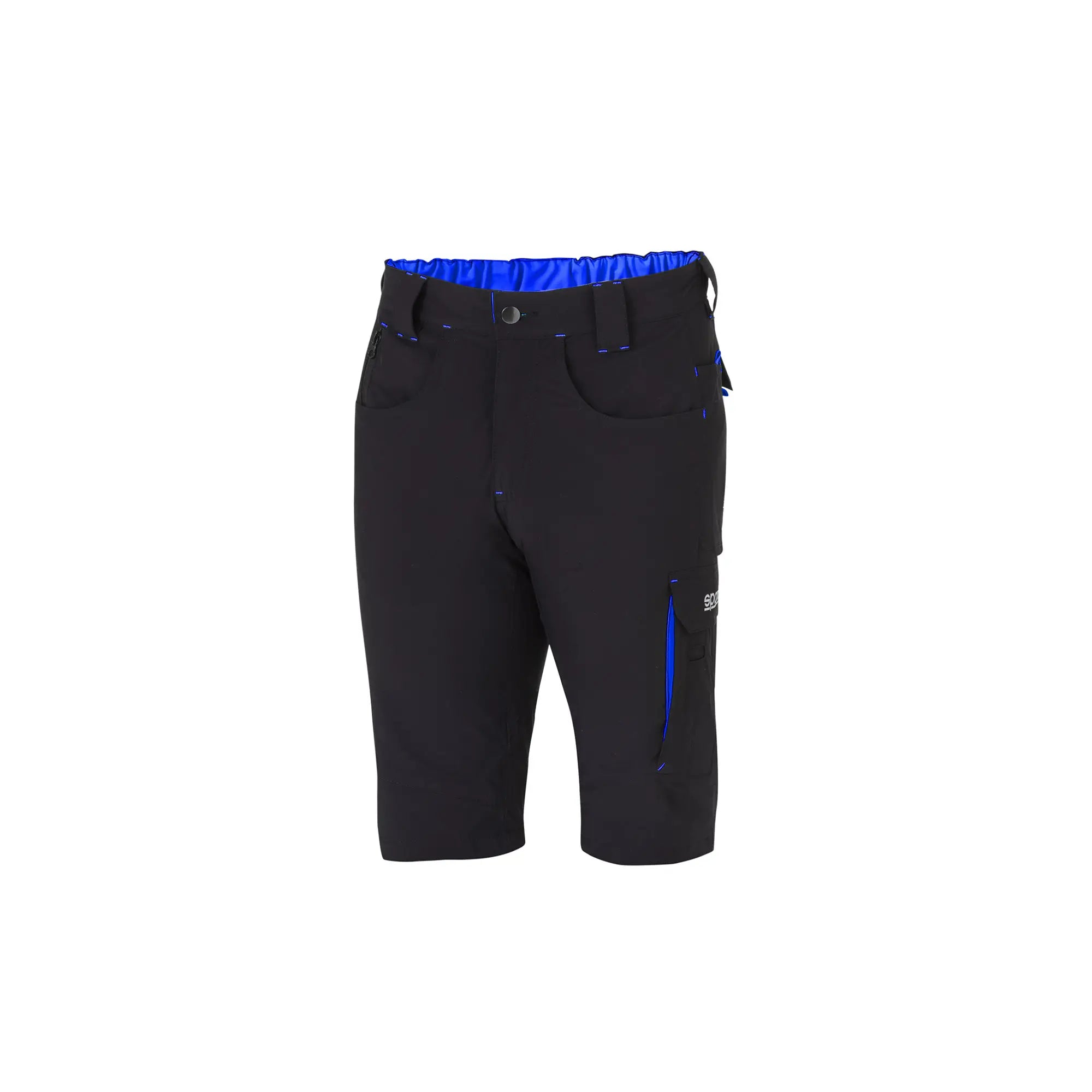 SPARCO 02428NRAZ3L Light Shorts Tech Laredo Black/Light Blue L Photo-0