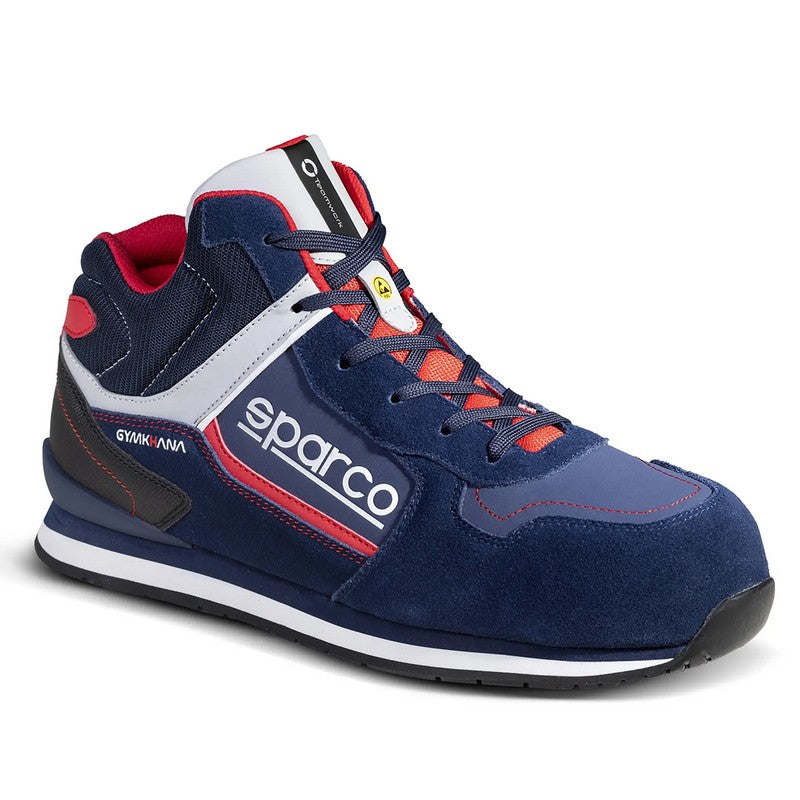 SPARCO 0753645BMRS Shoes Gymkhana-H Olympus S3 ESD blue marine/red 45 Photo-0