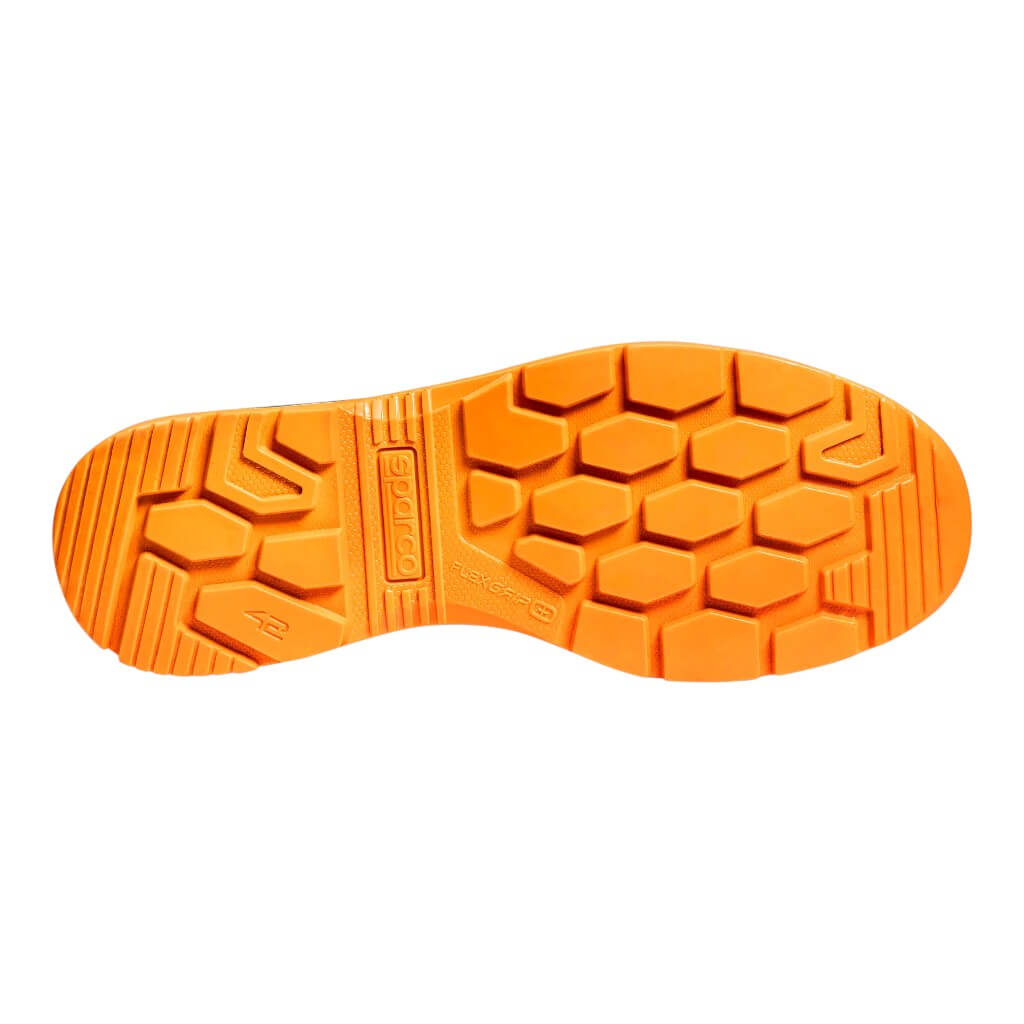 SPARCO 07538GU37BMAF Mechanics Shoes Indy Meteor Gulf S1PS, Navy Blue/Fluo Orange, Size 37 Photo-2