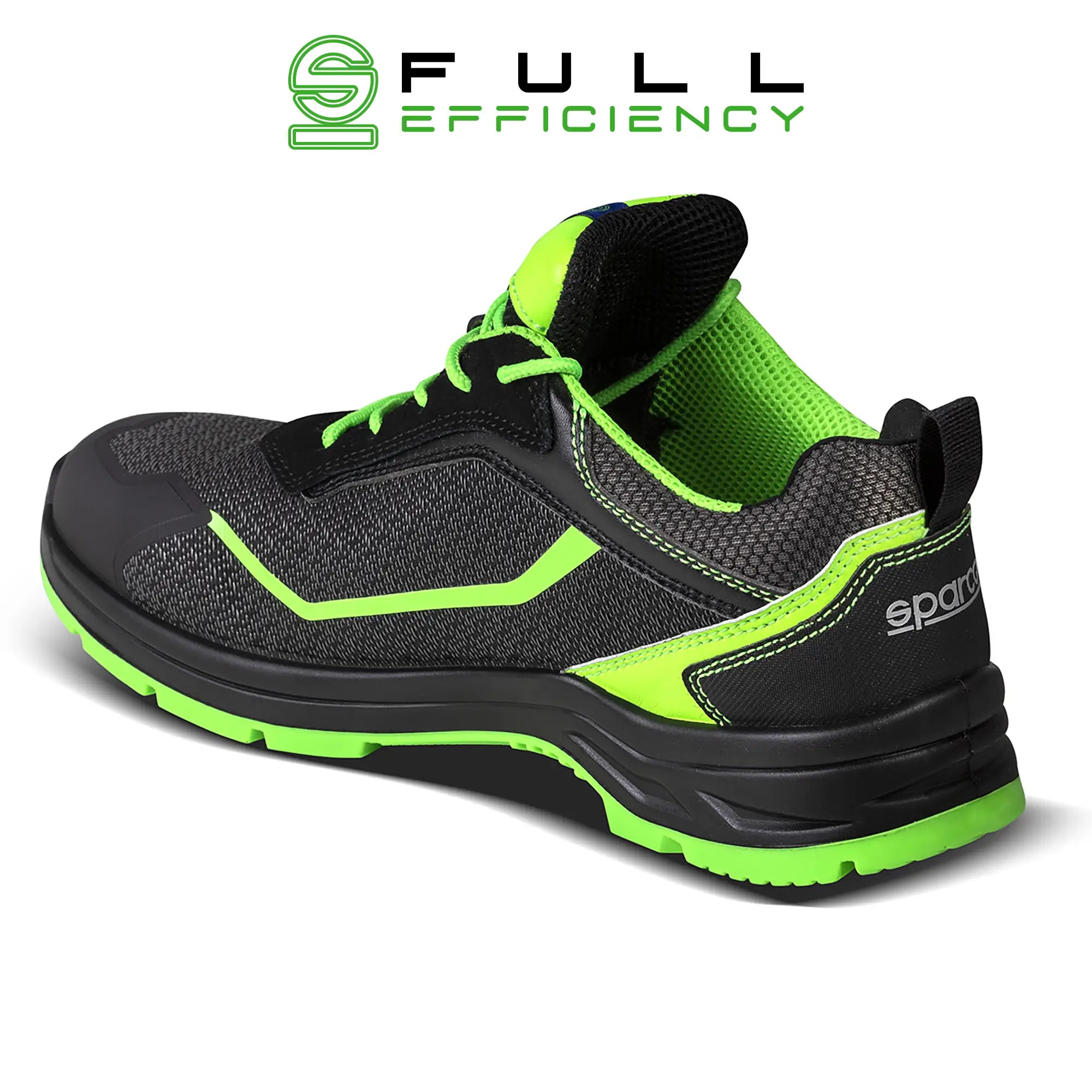 SPARCO 0754043NRVF Shoes Indy-E Forester S3 ESD Black/Green fluo 43 Photo-1
