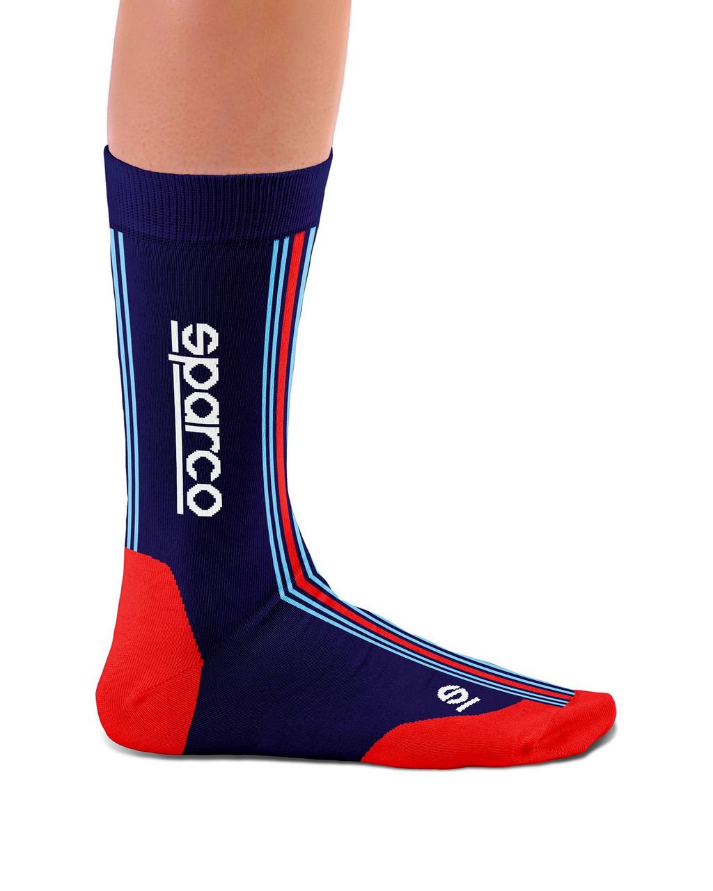 SPARCO 099145MRBMRSN2 Iconic design socks MARTINI RACING navy blue/red 41-46 Photo-0