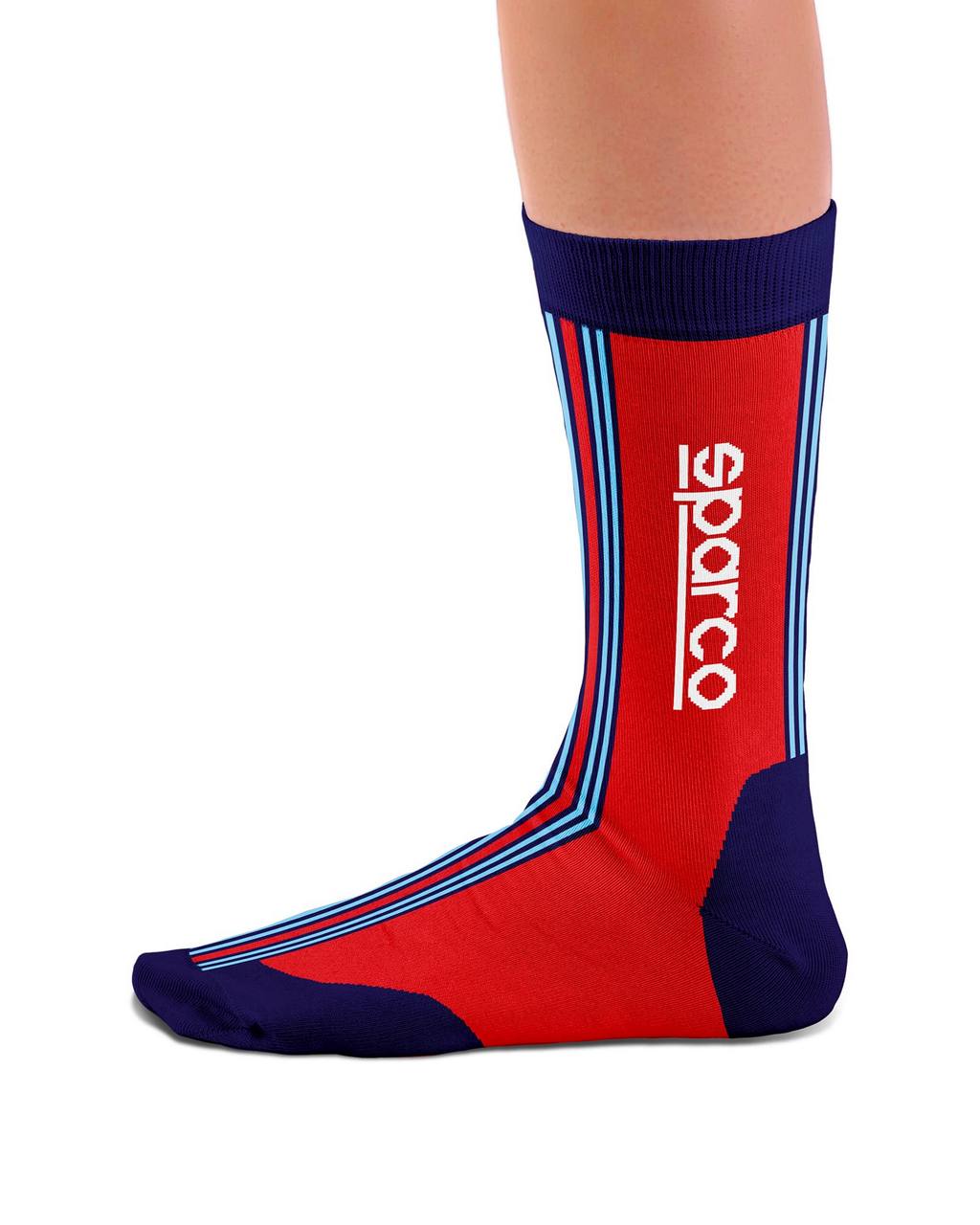 SPARCO 099145MRRSBMN1 Iconic design socks MARTINI RACING navy blue/red 36-40 Photo-1