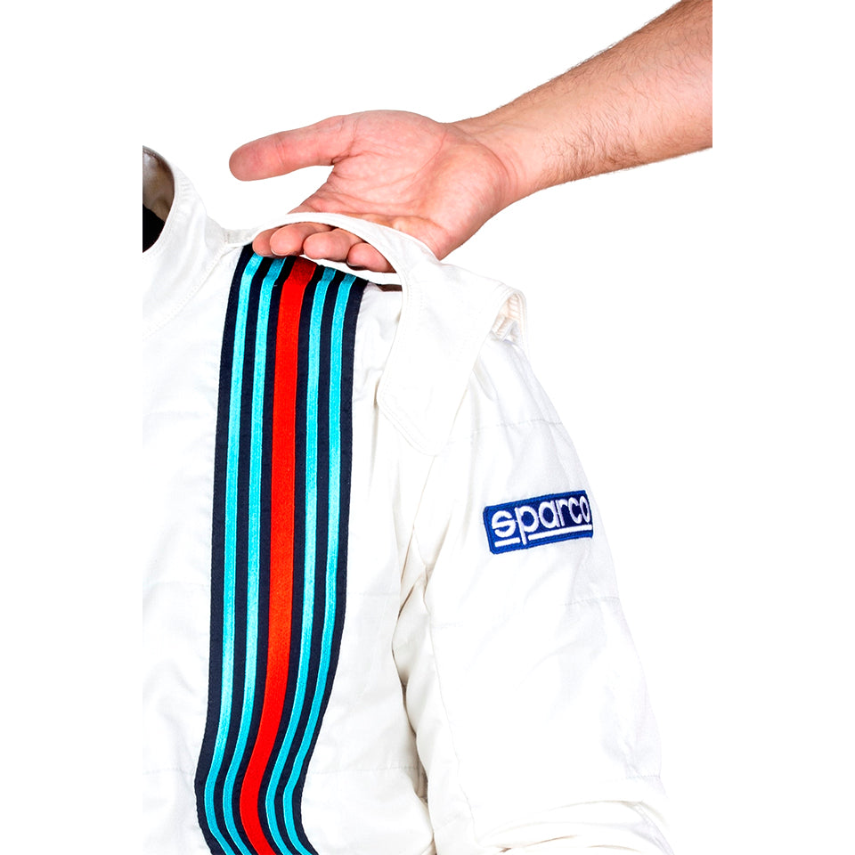 SPARCO 001144V54BI Racing suit COMPETITION VINTAGE R567, FIA 8856-2018, white, size 54 Photo-2
