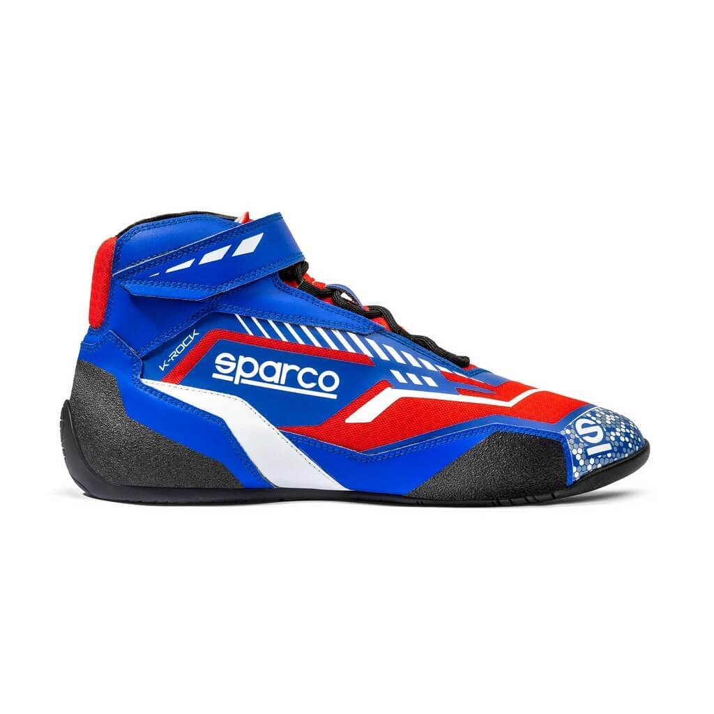 SPARCO BKB0001B0B22047 Karting Shoes K-Rock 2025, Light Blue / Red, Size 47 Photo-0