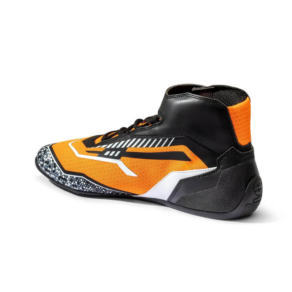 SPARCO BKB0001B0K04047 Karting Shoes K-Rock 2025, Black / Fluo Orange, Size 47 Photo-2